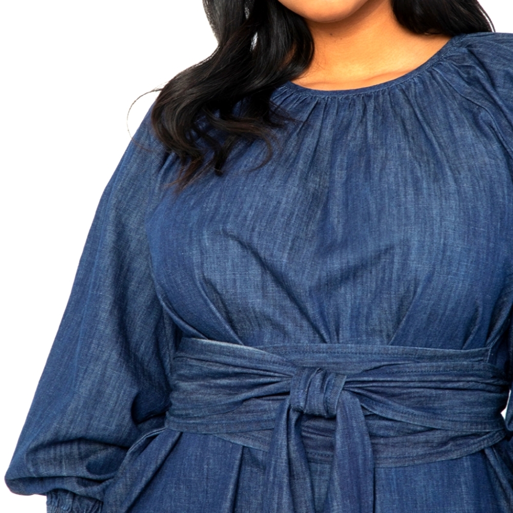 Eloquii Dramatic Faux Wrap Top